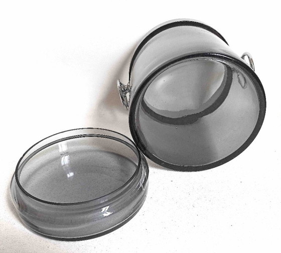 Secchiello per il ghiaccio, anni '70, diametro 22 cm – Accessori da tavola, Glass, Metal (photo 9 of 12)