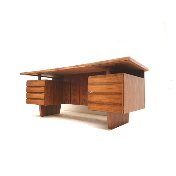 Image 1 of Large rosewood vintage boomerang desk / executive desk from the 1960s