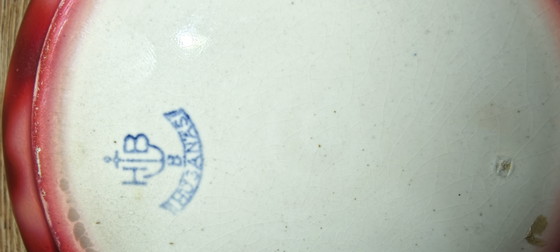 Edgar Böckman for Höganäs – Antique Swedish ceramic lidded box – Luster glaze – Circa 1920s (photo 5 of 5)