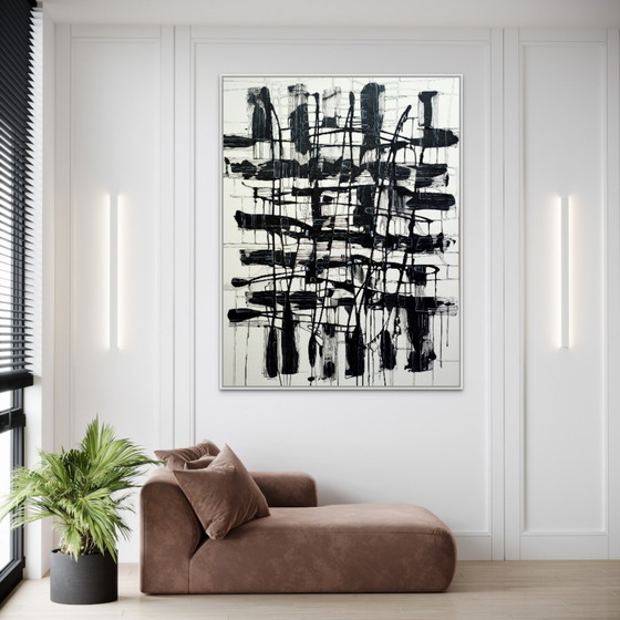 Natia Antadze Abstracte Compositie XXL – Schilderijen & Tekeningen, Canvas (photo 5 of 15)