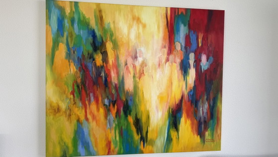 Dipinto “Persone” di Johanna Walters (pittura a olio) – Dipinti e disegni, Canvas (photo 3 of 5)