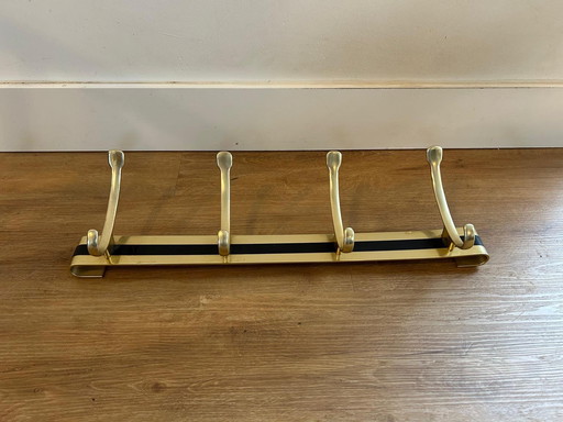 Vintage Brass Coat Rack