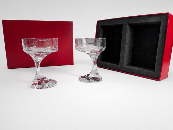 Image 1 of Baccarat - Boris Tabacoff - Bicchiere da champagne (2) - Narciso - Cristallo