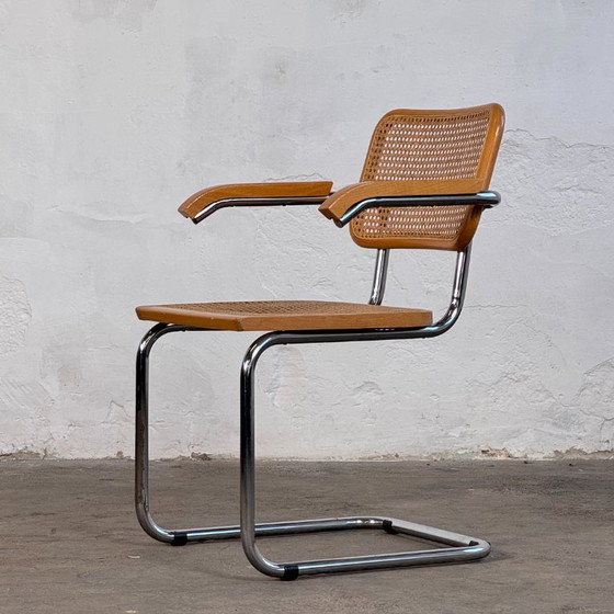 Image 1 of Marcel Breuer fauteuil in "Cesca"-stijl, 1980