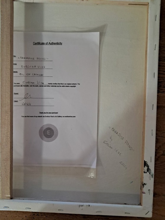 Image 1 of Evelina VINE - Paradise Found - Artist's painting