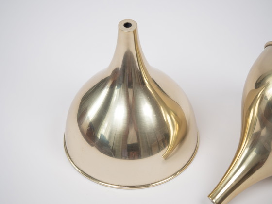 Image 1 of Paar van 2 Vintage lampen Silhouette van Jo Hammerborg, Fog & Mørup, 1977