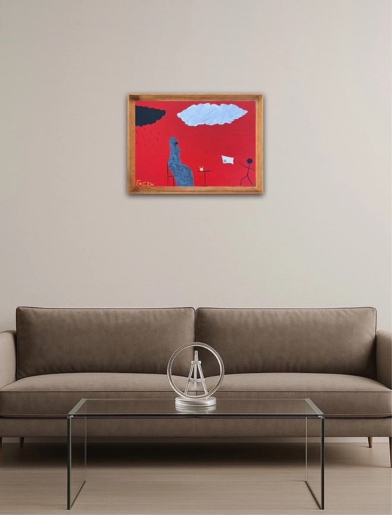 Image 1 of Acrilico su tela 46x33 cm.