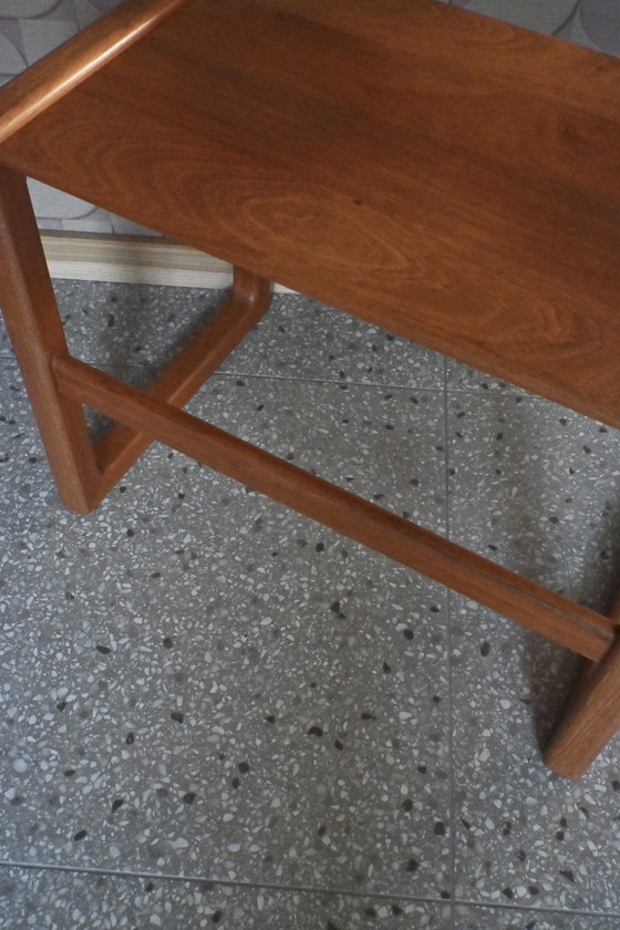 Image 1 of Table d'appoint vintage en chêne massif, design danois