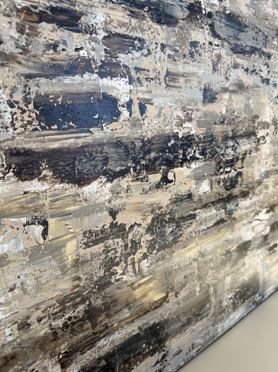Image 1 of Kunstwerk 90x70 cm  incl. baklijst