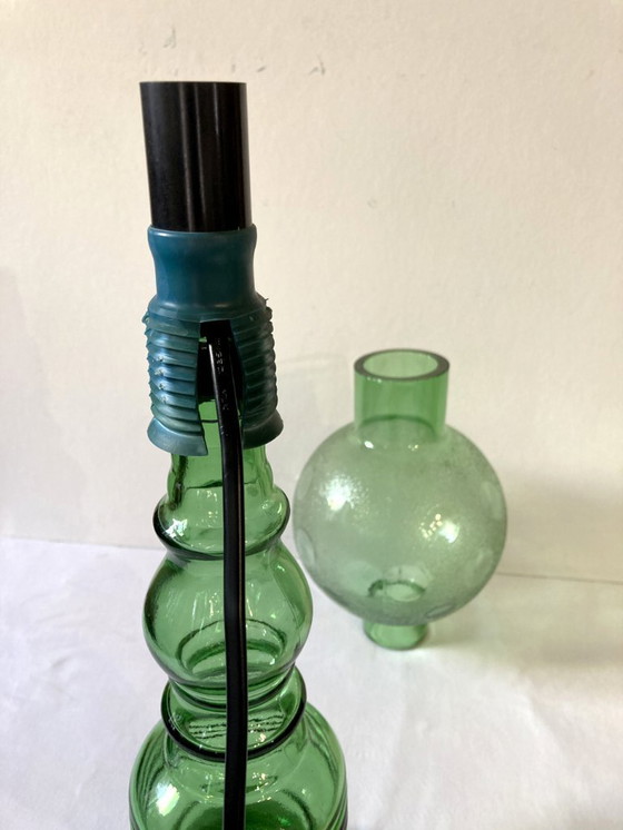 Image 1 of Cevin lamp in green glass
