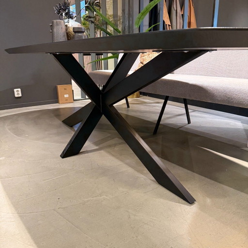 DUTCHZ 110 - 260x100 - Boat-shaped Black – House Of Dutchz, eettafels, Wood (photo 2 of 3)
