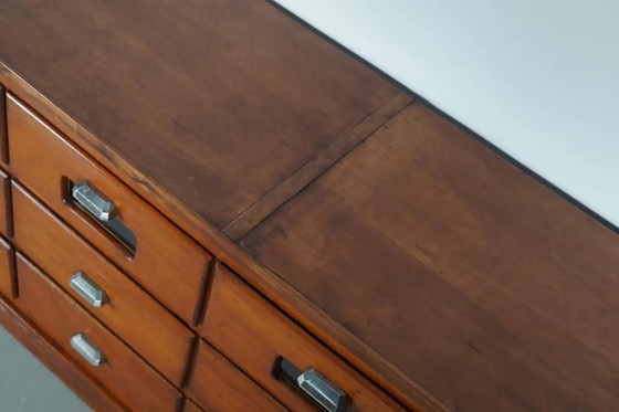 Image 1 of Grande mobiletto da merceria/negozio vintage in pino francese, anni '50