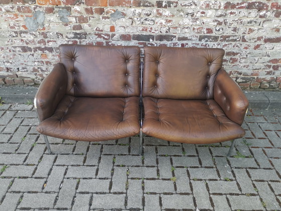 Image 1 of Divano in pelle Osaka a 2 posti di Martin Visser per 't Spectrum