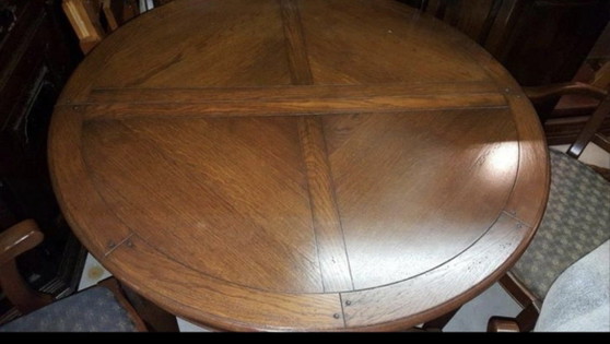 Image 1 of Bannink Art Nouveau dining table