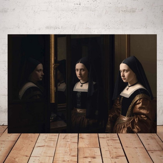 Image 1 of Foto stampata su plexiglass / Edizione limitata / Decorazione originale / Art Deco