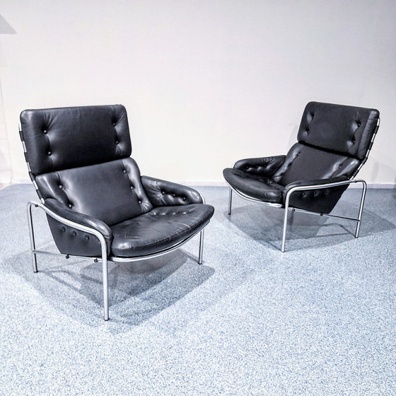 Image 1 of Ensemble de 2 chaises Nagoya SZ09 par Martin Visser pour Spectrum Years '1974