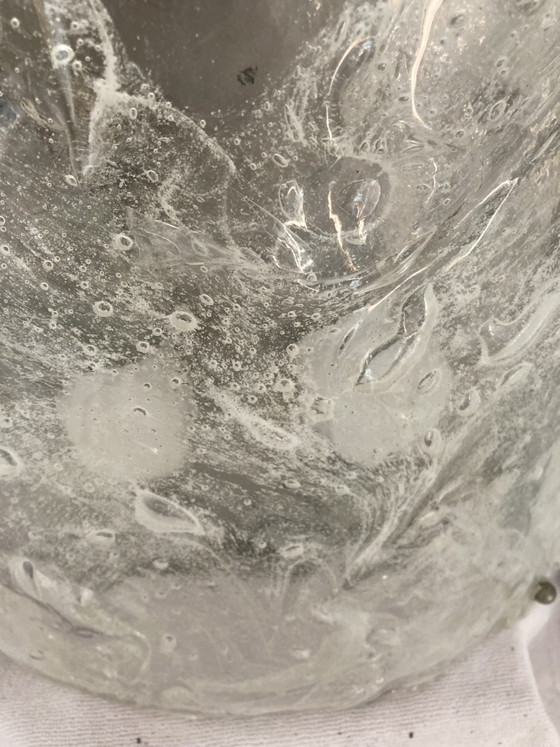 Vintage Murano Glass Wall Sconce with Ice Effect, Vintage 70s – Wall lights (photo 11 of 11)