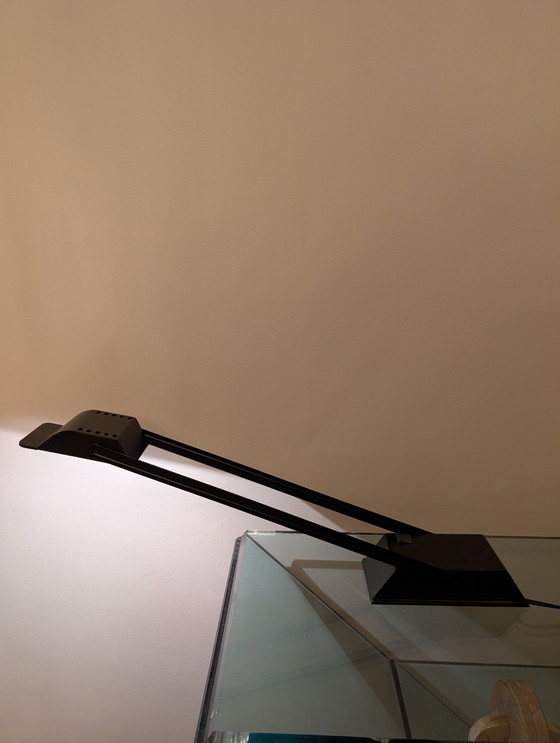 Image 1 of Lampe Osram Halostar vintage années 90 noire