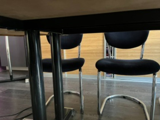 Image 1 of Large Conference/Dining Table with Gispen Base