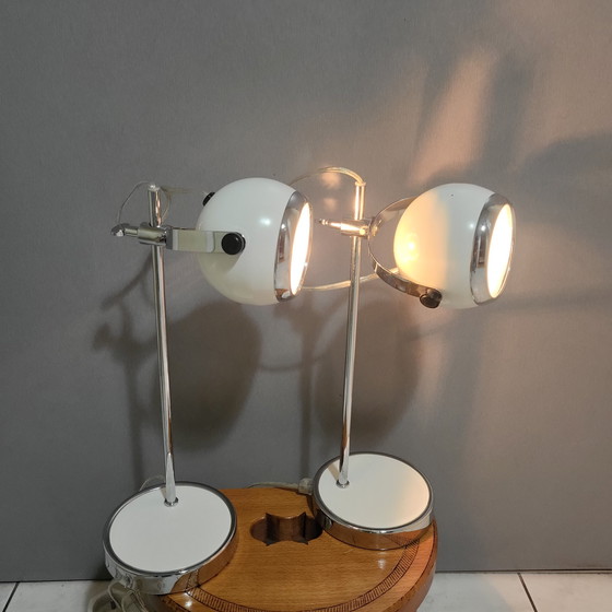 Image 1 of 2x Eye Ball Lamps