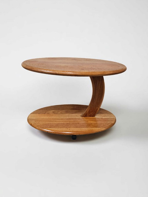 Designer Teak Beistelltisch Beistellwagen Rolltisch Danish Design Made in Denmark