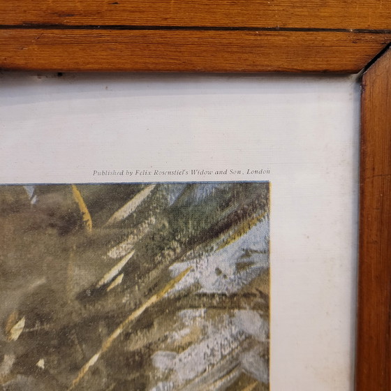 Image 1 of Grabado, “The Huntsman. Ned on the Brown Mare”, Sir Alfred James Munnings, escuela de Newlyn, 10’s - Inglaterra