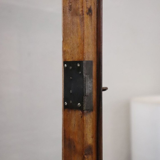 Credenza con vetrina in legno con ante in vetro, Italia Metà XIX secolo, Credenze con vetrina, Marrone (foto 14 di 15)