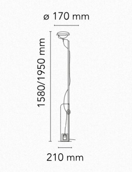 2x Toio Vloerlamp – Flos, Vloerlampen, Metal (photo 8 of 8)