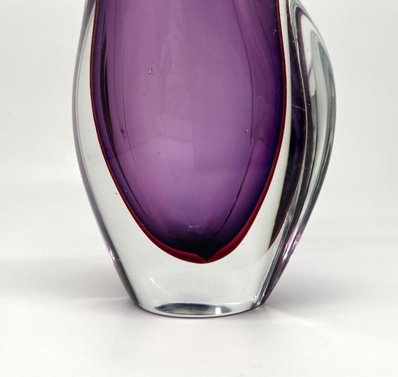 Image 1 of Vase en verre de Murano – Technique Sommerso – Italie, vers 1960-1970