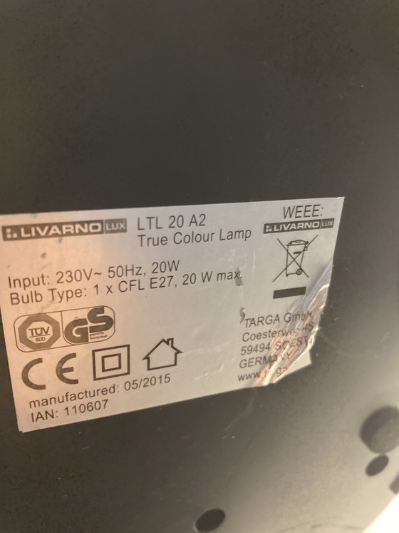 Image 1 of Vintage 90s table lamp, German made, LIVARNO