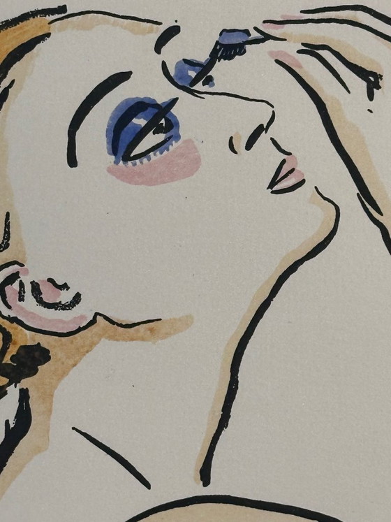 Image 1 of Kees van Dongen Rimmel litho 1920