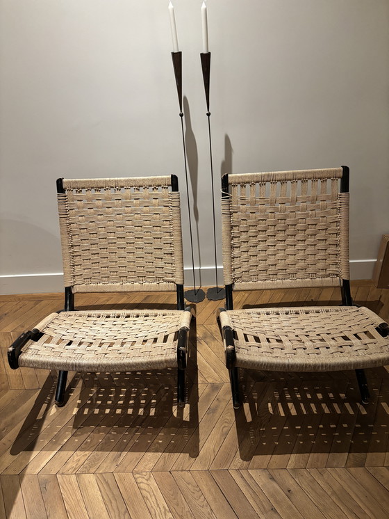 Image 1 of Ebert Wels paper corps folding robe chair