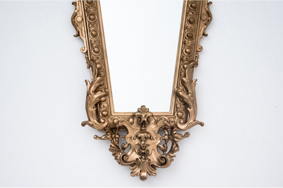 Image 1 of Antique Mirror, circa 1920, Northern Europe.