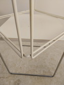 1 x Wit Max Sauze Tafel - 38 x 38 x 36cm 1970s
