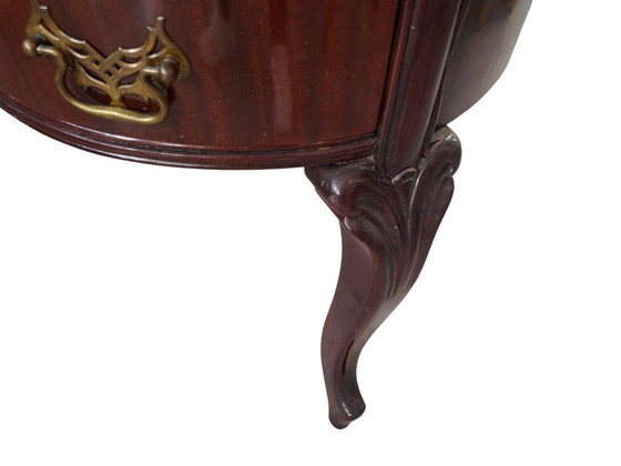 Image 1 of Conjunto de estudio Elite: Escritorio con forma de frijol y silla de bañera