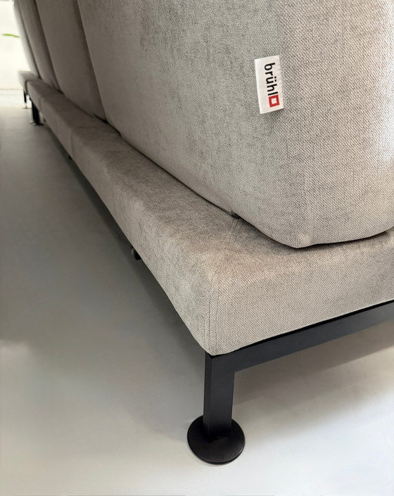 Image 1 of Brühl Moule Ecksofa Stoff Sofa Grau Ausstellungsstück