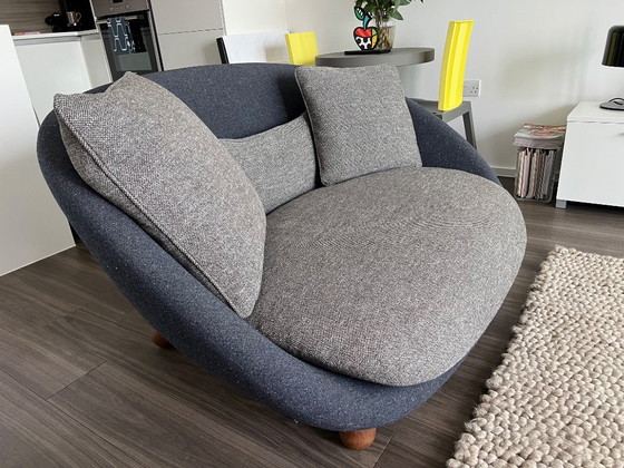 Moooi Love Sofa par Marcel Wanders – Bicolore (Bleu & Gris) – Excellent État – Canapés 2 places, Laine (photo 3 of 5)