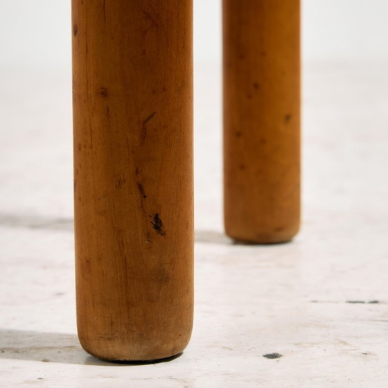 Image 1 of MK10590 Set da pranzo in legno di ontano di Erwin Berghammer per Team 7, Set di 7