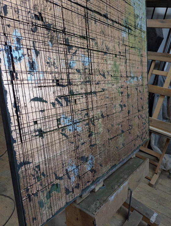 Image 1 of Oggetto/quadro da parete di arte moderna: La città