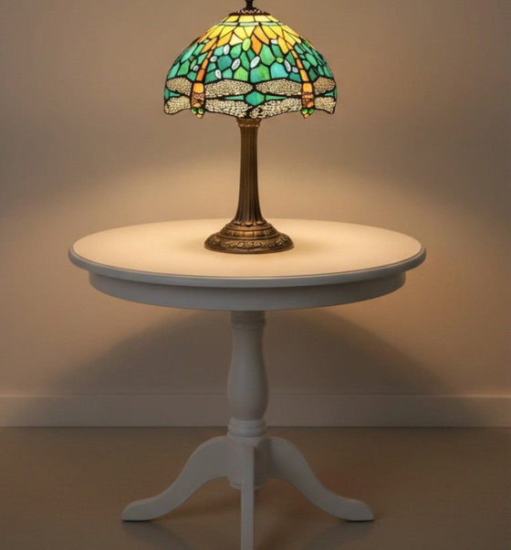 Image 1 of Lampada da tavolo vintage a forma di libellula