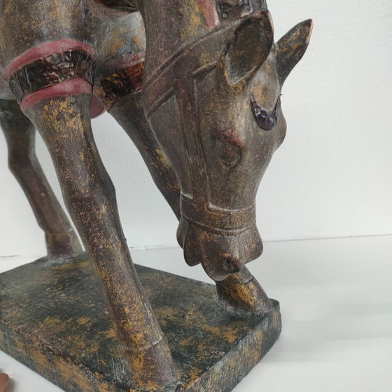 Image 1 of Cavallo decorativo color cuoio