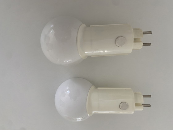 Image 1 of 2x Vrieland design - faretto da parete con spina - lampada con spina - Olanda - anni '80