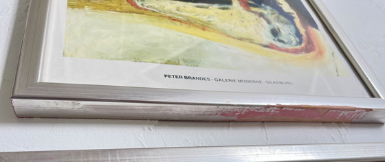 Image 1 of Peter Brandes – 4 gerahmte Kunstdrucke | Galerie Moderne Silkeborg | Dänemark