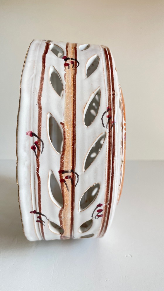 Image 1 of Lámpara de pared de terracota esmaltada artesanal en el centro de Burdeos