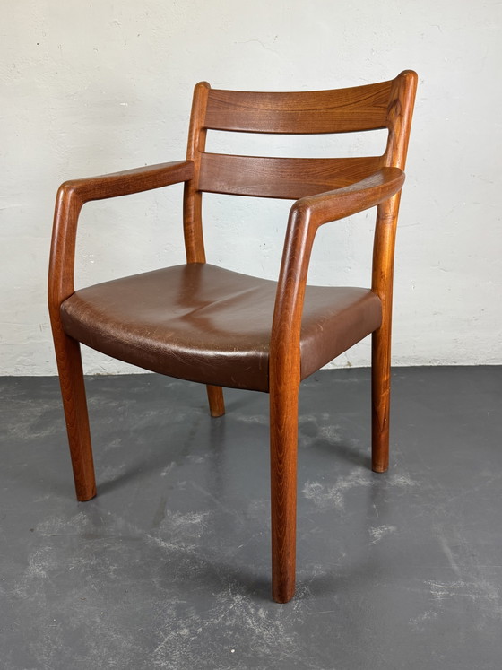 Image 1 of Teakhouten fauteuil van Erik Kirkegaard voor Glustrup 1960