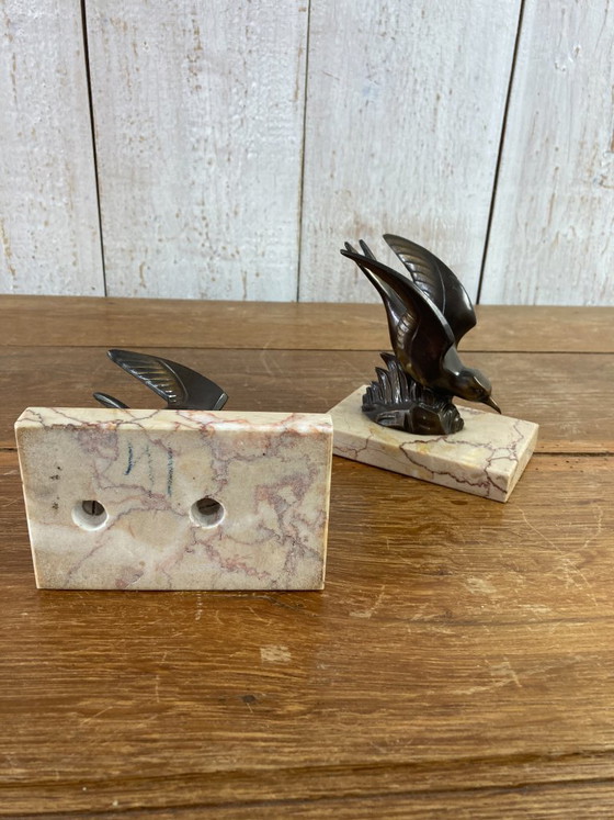 Pair of Antique Bookends – Decorative Objects, Marble, Metal (photo 7 of 13)