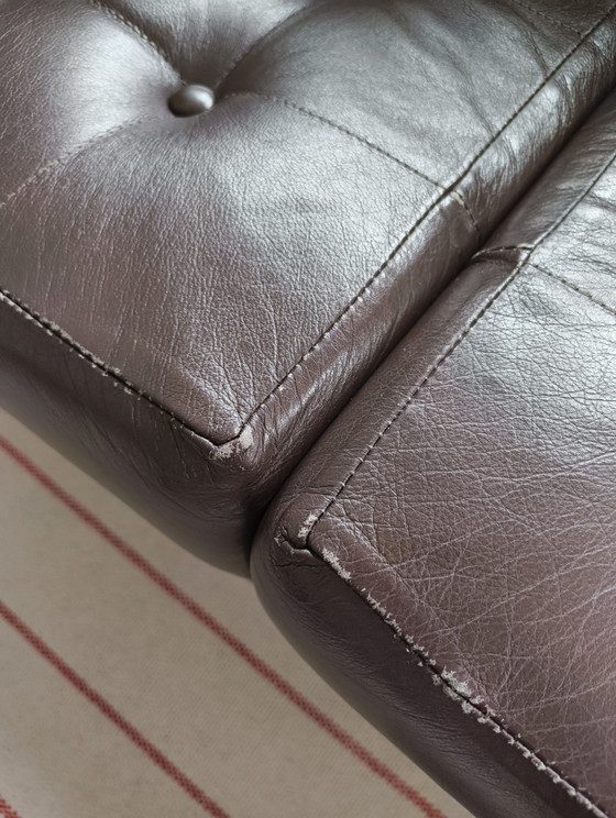 Loft / Robin Day Design Sofa With Footstool – 3-5 seaters, Leather (photo 8 of 10)