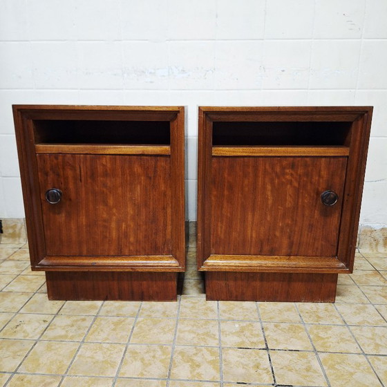 Image 1 of 2 x Jaren 50 / Jaren 60 Nachtkastjes