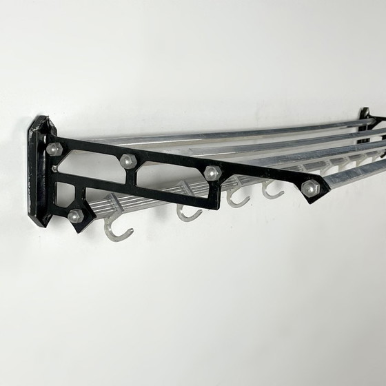 Appendiabiti Art Déco, anni '50 – Metal, Aluminium, Vintage (photo 6 of 8)
