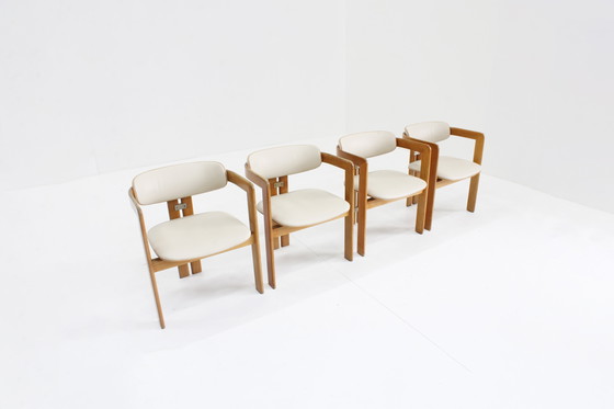 Image 1 of Pamplona Eetkamer Stoelen Van Augusto Savini Voor Pozzi Italië 1965, Set Van 4